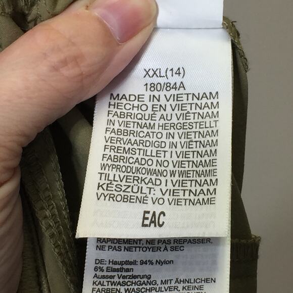 Marmot Button Front Hiking Shorts Size 14 - Picture 7 of 8